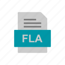 document, file, fla, format