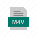 document, file, format, m4v