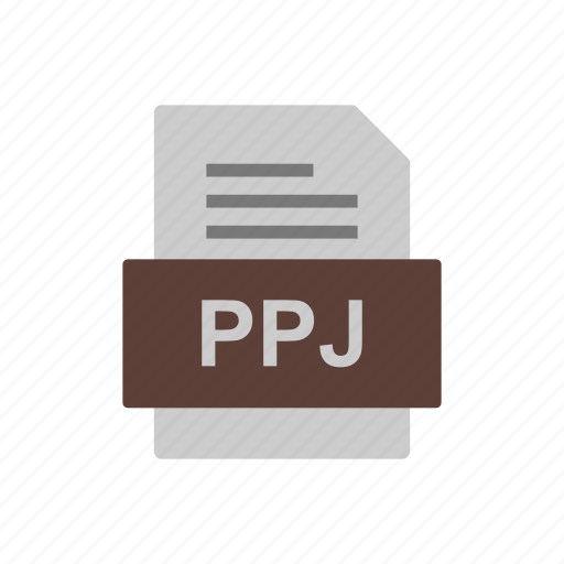 Document, file, format, ppj icon - Download on Iconfinder