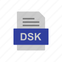document, dsk, file, format