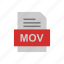 document, file, format, mov 