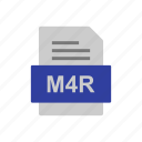 document, file, format, m4r