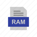 document, file, format, ram