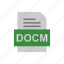 docm, document, file, format 