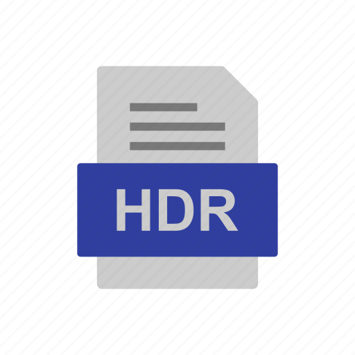 Document, file, format, hdr icon - Download on Iconfinder