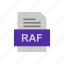 document, file, format, raf 