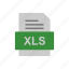 document, file, format, xls 