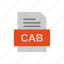 cab, document, file, format 