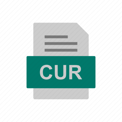 Cur, document, file, format icon - Download on Iconfinder