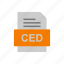 ced, document, file, format 