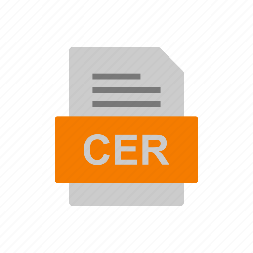 Cer, document, file, format icon - Download on Iconfinder