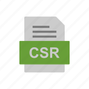 csr, document, file, format