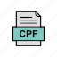cpf, document, file, format 