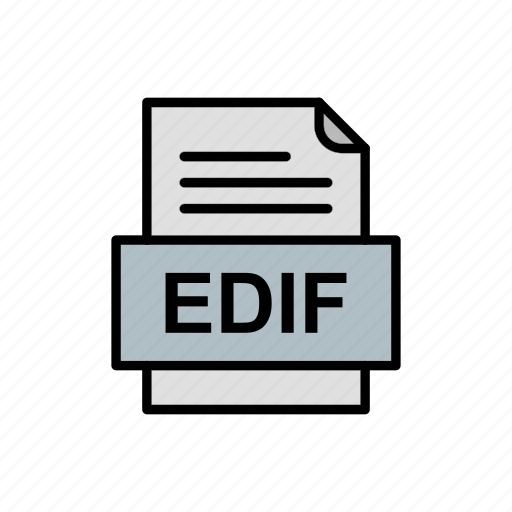 Document, edif, file, format icon - Download on Iconfinder