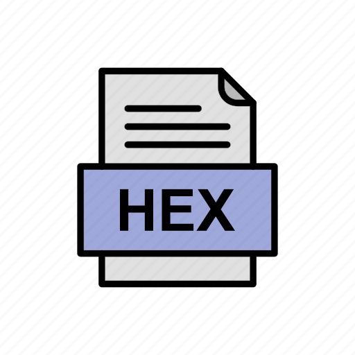 Document, file, format, hex icon - Download on Iconfinder