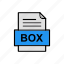 box, document, file, format 