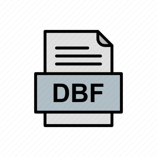 Dbf, document, file, format icon - Download on Iconfinder