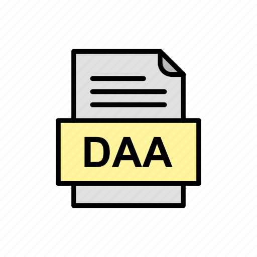 Daa, document, file, format icon - Download on Iconfinder