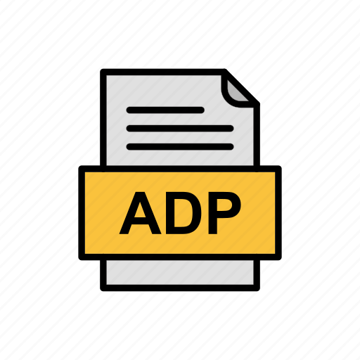 Adp, document, file, format icon - Download on Iconfinder
