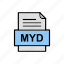 document, file, format, myd 