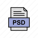 document, file, format, psd