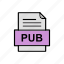 document, file, format, pub 