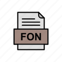 document, file, fon, format