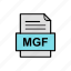 document, file, format, mgf 