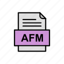 afm, document, file, format