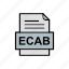 document, ecab, file, format 