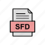 document, file, format, sfd 