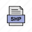 document, file, format, shp 