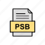 document, file, format, psb 