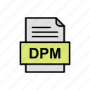 document, dpm, file, format