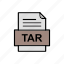 document, file, format, tar 