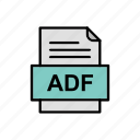 adf, document, file, format