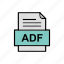 adf, document, file, format 