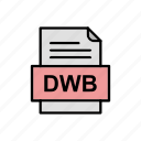 document, dwb, file, format 