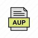 aup, document, file, format
