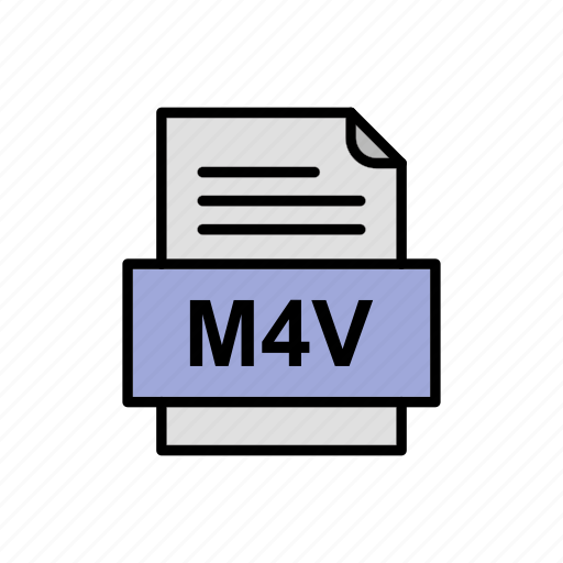 Document, file, format, m4v icon - Download on Iconfinder