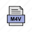 document, file, format, m4v 