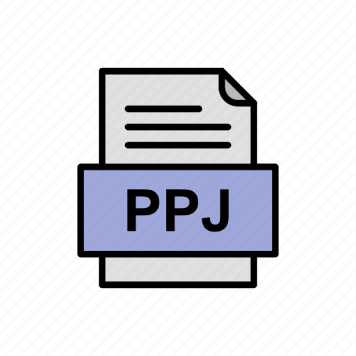 Document, file, format, ppj icon - Download on Iconfinder