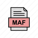 document, file, format, maf