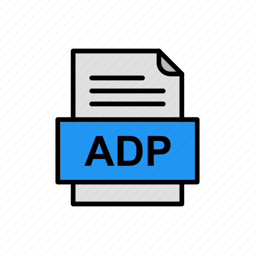 Adp, document, file, format icon - Download on Iconfinder