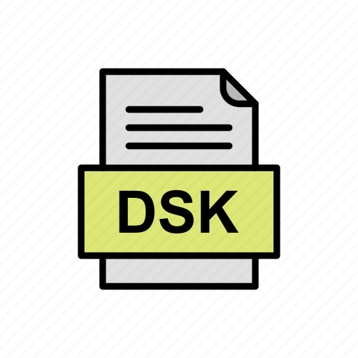 Document, dsk, file, format icon - Download on Iconfinder