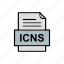 document, file, format, icns 