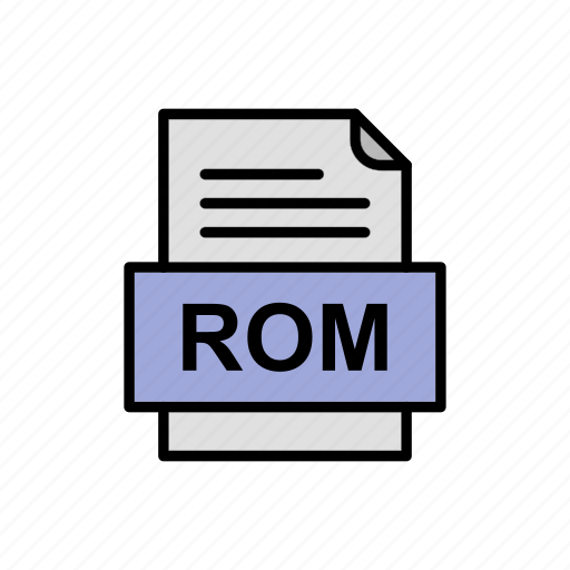 Document, file, format, rom icon - Download on Iconfinder