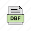 dbf, document, file, format 