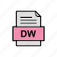 document, dw, file, format 