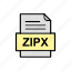 document, file, format, zipx 